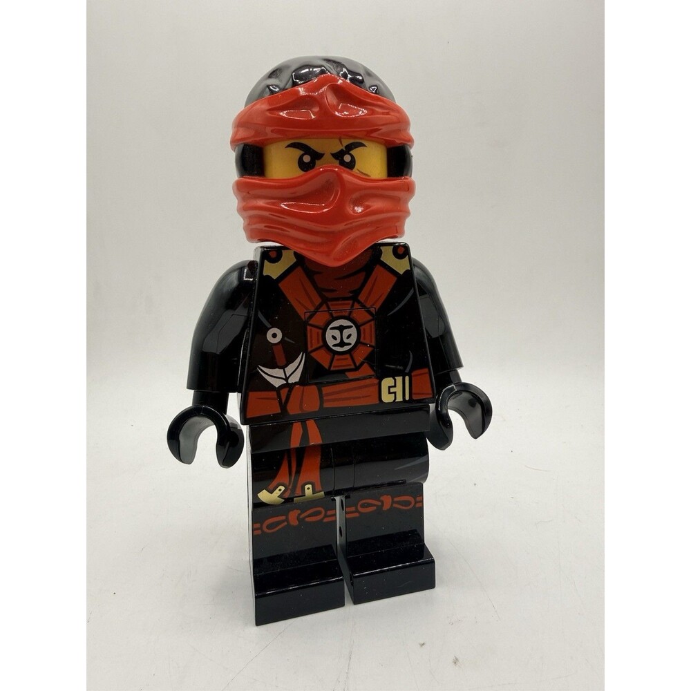 2015 Lego Ninjago Kai 7451266 Figure LED Lite Torch Nightlight Black Flash Light